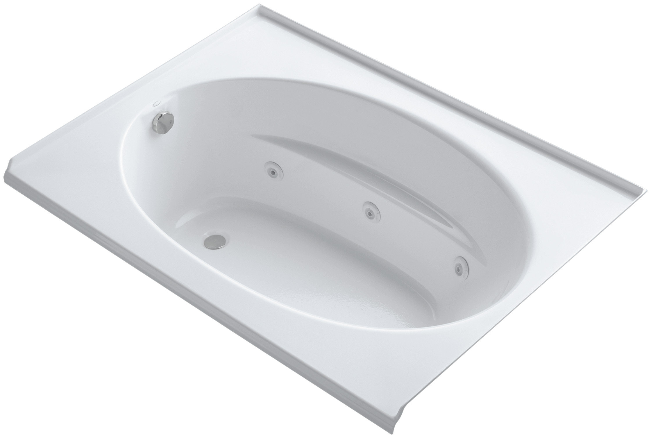 Kohler Windward 60" x 42" Drop In Whirlpool Bathtub | Wayfair